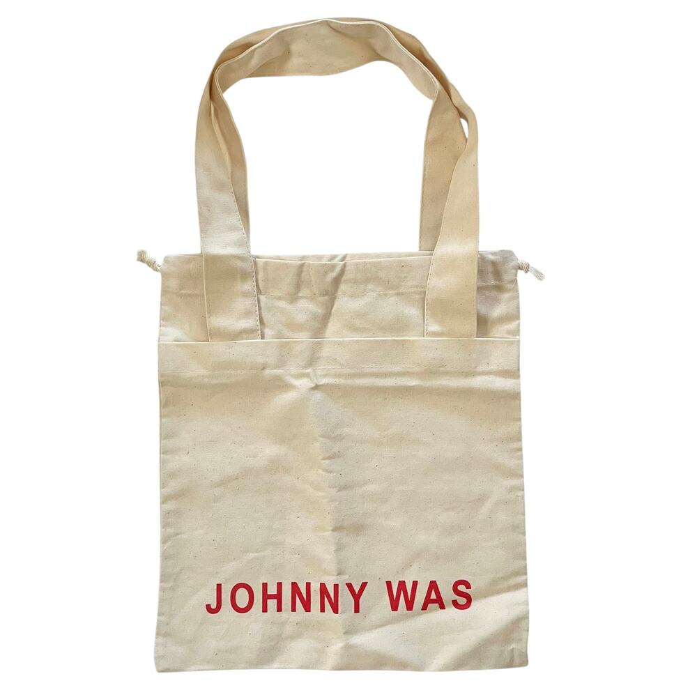 NWOT Johnny Was Drawstring Tote Bag